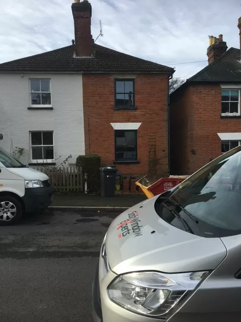 Double glazed sash windows on semi detached Victorian property