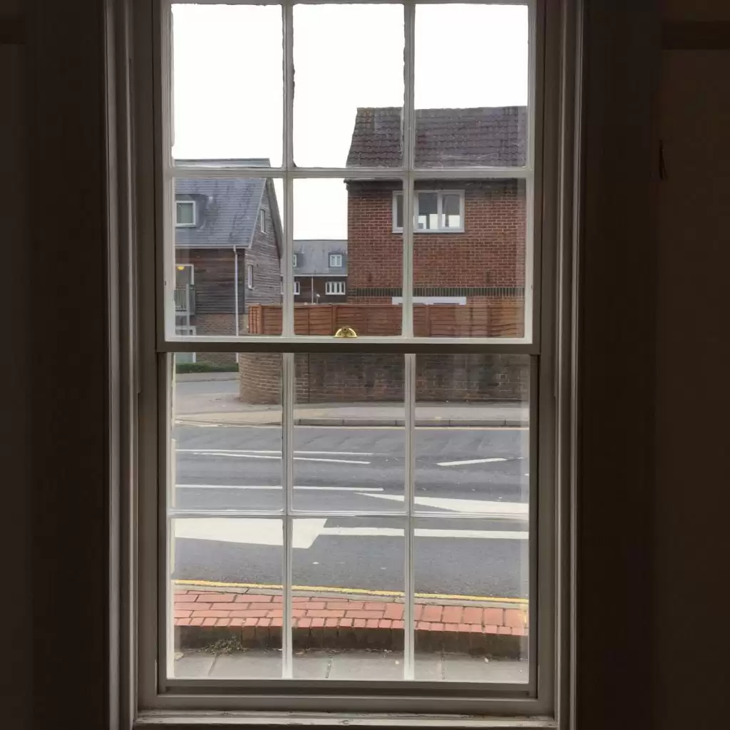 sash window restoration completed work in Lewes