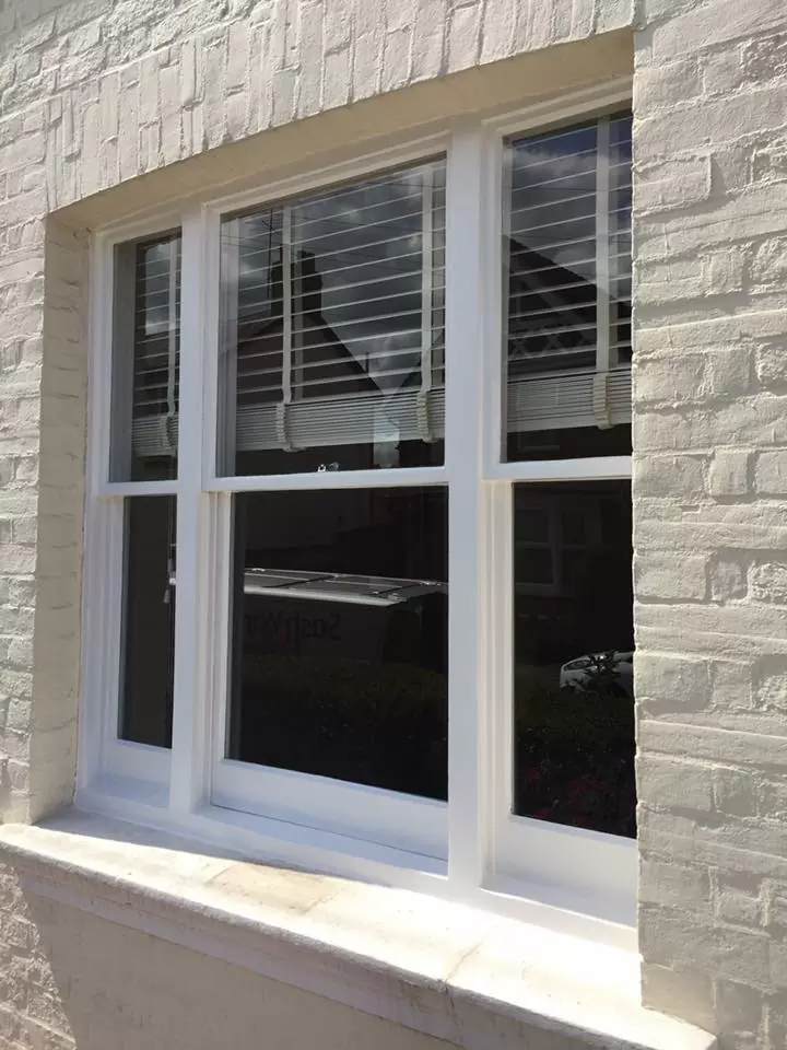Renovation, draught proofing and redecorating of sash windows in Kent, after work