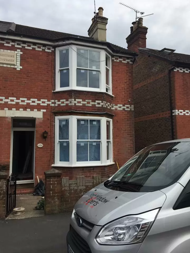 Renovated Bay sash windows