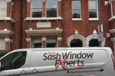 New double glazed sash windows in West London