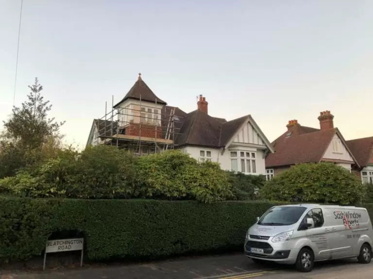 Wide shot of Tunbridge Wells Casement Renovation