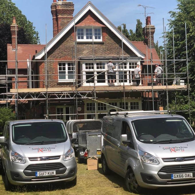 Full house renovation of sash windows