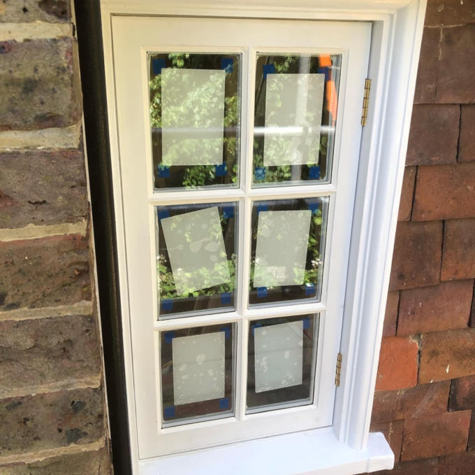 New sash window