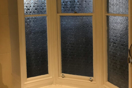 Interior view of new window sills in Brighton