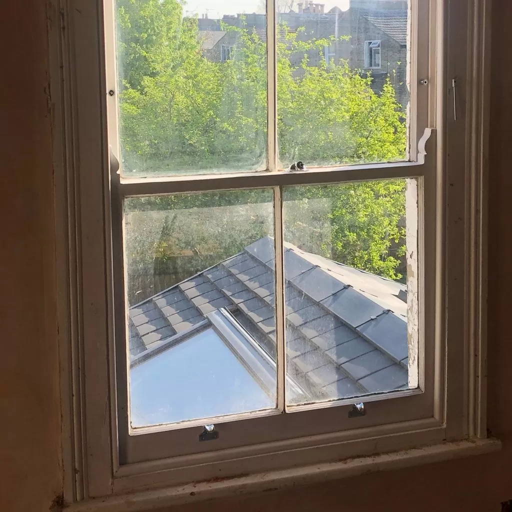 Sash window renovation
