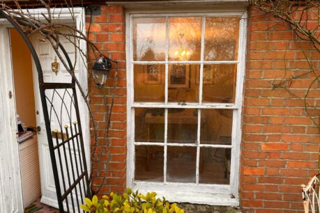 Refurbished and Draught Proofed Single Glazed Sash Windows for Property in Surrey - Exterior