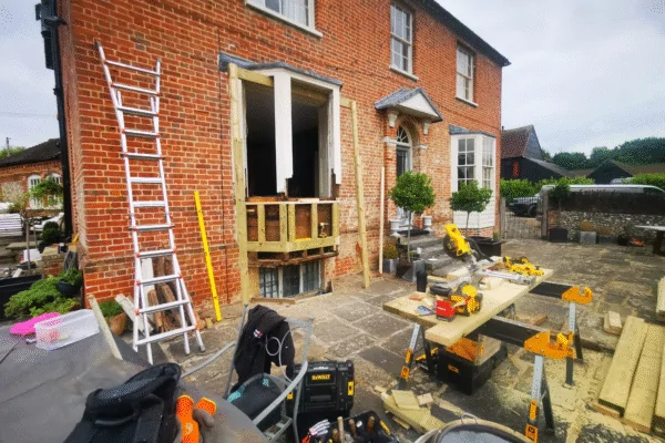 Sash Window Refurbishment and Bay Window Restoration - Exterior build