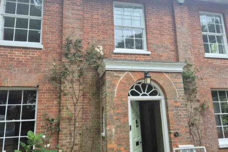 Front exterior of sash window property